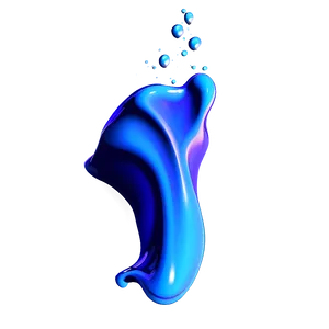 Blue Gradient Splash Png 59 PNG Image