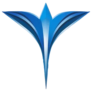 Blue Gradient Starburst Png Orl PNG Image