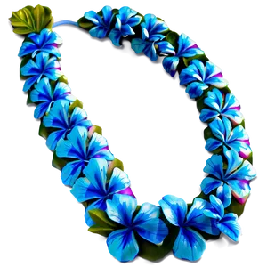 Blue Hawaiian Lei Png Dmi21 PNG Image