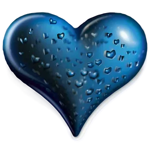 Blue Heart Emoji B PNG Image