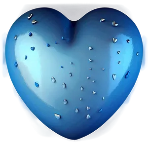 Blue Heart Emoji C PNG Image