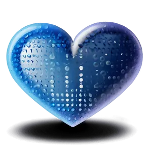 Blue Heart Emoji Png 64 PNG Image