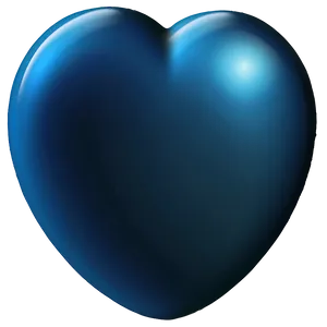 Blue Heart Love Emoji Png Uvu63 PNG Image