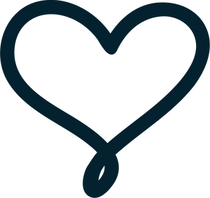 Blue_ Heart_ Outline_ Graphic PNG Image