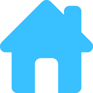 Blue_ Home_ Icon_ Vector PNG Image