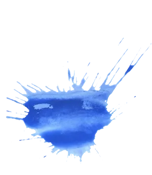 Blue_ Ink_ Splatter_ Texture PNG Image