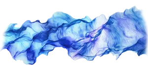 Blue_ Ink_ Wave_ Abstract_ Art.png PNG Image