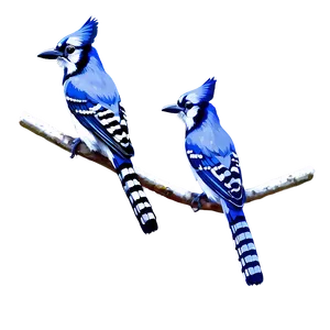 Blue Jay Flock In Sky Png Yig PNG Image