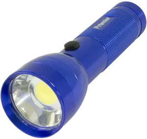 Blue L E D Flashlight Isolated PNG Image