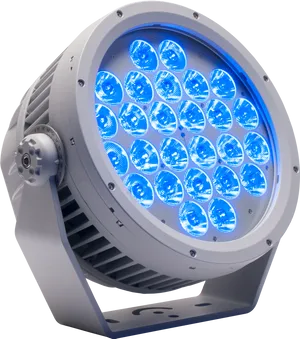 Blue L E D Light Fixture PNG Image