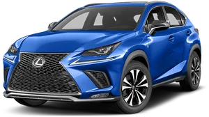 Blue Lexus S U V2023 Model PNG Image