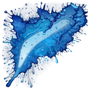 Blue Light Splash Png Oxs PNG Image