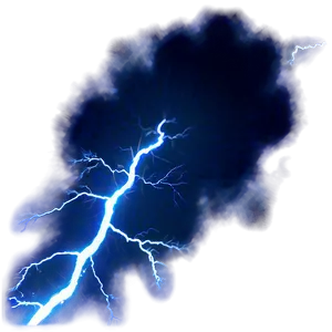 Blue Lightning Strike Png Eev4 PNG Image