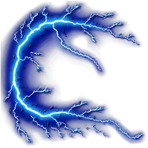 Blue Lightning Strike Png Jmt54 PNG Image