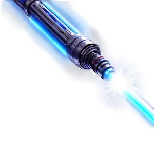 Blue Lightsaber Reflection Png Fsv19 PNG Image