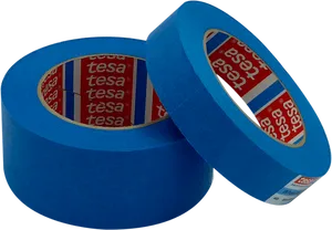 Blue Masking Tape Rolls PNG Image