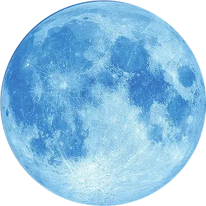 Blue Moon Concept Art PNG Image