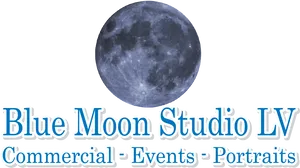 Blue Moon Studio L V Logo PNG Image