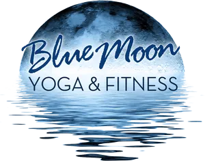 Blue Moon Yoga Fitness Logo PNG Image