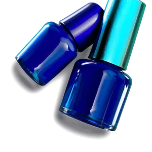 Blue Nail Polish Bottle Png 5 PNG Image