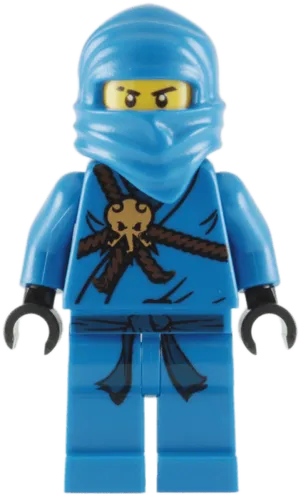 Blue Ninja Lego Figure Ninjago PNG Image