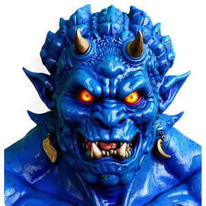 Blue Oni Fantasy Art Png 06122024 PNG Image