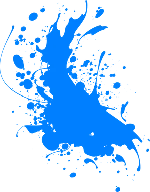 Blue_ Paint_ Splash_ Abstract PNG Image