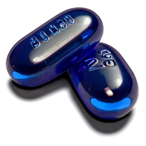 Blue Pill With Shadow Png Xcn69 PNG Image