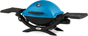 Blue Portable Gas Grill PNG Image