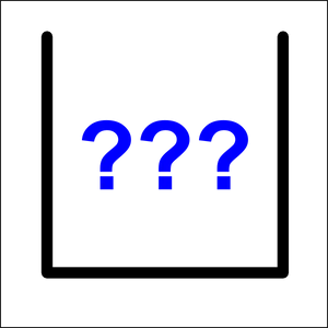 Blue Question Marks Black Background PNG Image