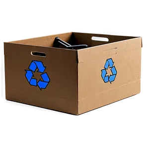 Blue Recycle Box Png 06252024 PNG Image