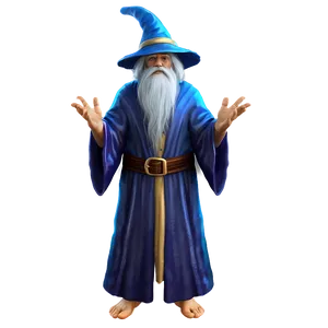 Blue Robe Wizard Png Ofm55 PNG Image