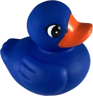 Blue Rubber Duck Toy PNG Image