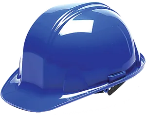 Blue Safety Helmet Construction Protection PNG Image