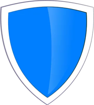 Blue Shield Icon PNG Image