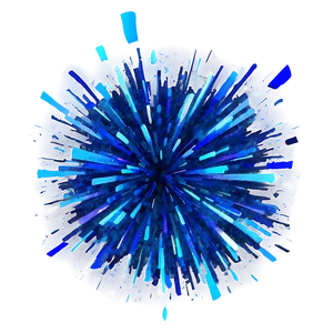 Blue Sparkle Explosion Png 25 PNG Image