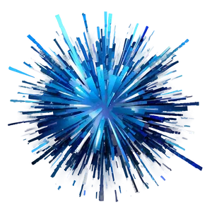 Blue Sparkle Explosion Png 7 PNG Image