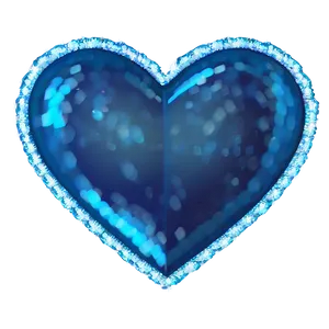 Blue Sparkle Heart Png 06262024 PNG Image