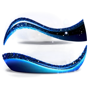 Blue Sparkle Wave Png 8 PNG Image