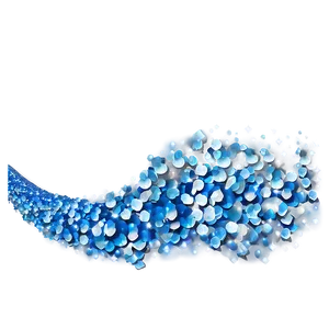 Blue Sparkle Wave Png Bxl PNG Image