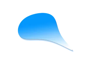 Blue Speech Bubble Icon PNG Image