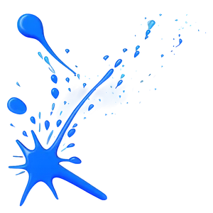 Blue Splat Png 06122024 PNG Image