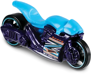 Blue Sport Motorcycle Toy PNG Image