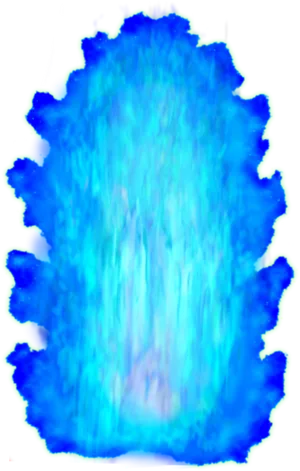 Blue Super Saiyan Aura.png PNG Image