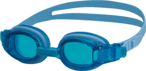 Blue Swimming Goggles Product Image PNG Image