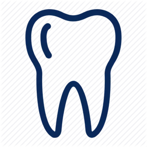 Blue Tooth Outlineon Dark Background PNG Image