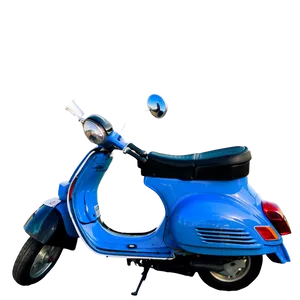 Blue Vespa Overhead View Png Llx25 PNG Image