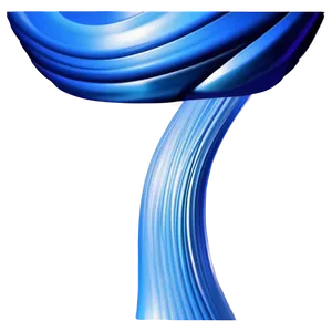 Blue Wave Abstract Art Png 06262024 PNG Image