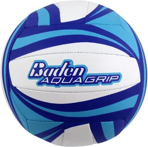 Blue White Baden Volleyball PNG Image