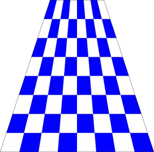 Blue White Checkered Pattern PNG Image